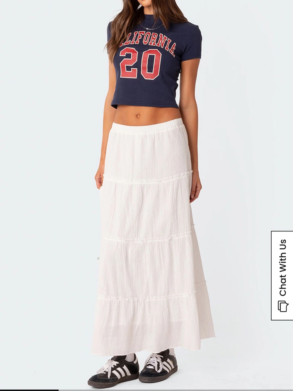 PacSun Edikted Charlotte Tiered Maxi Skirt